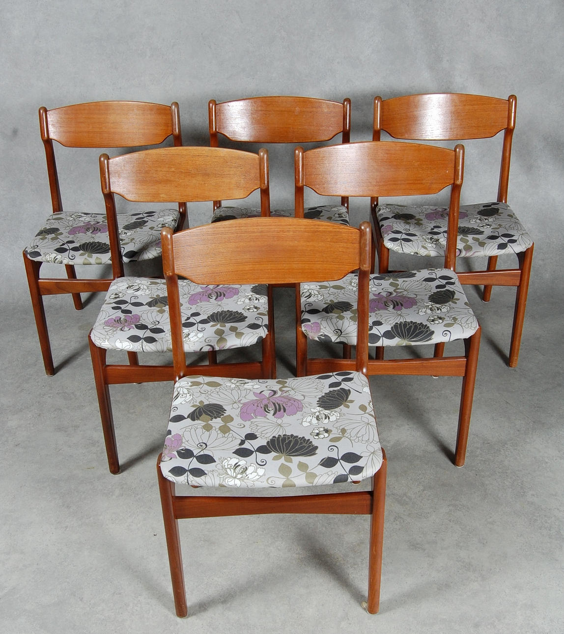 STOLAR, 6 st, troligen Danmark, 1960-tal.