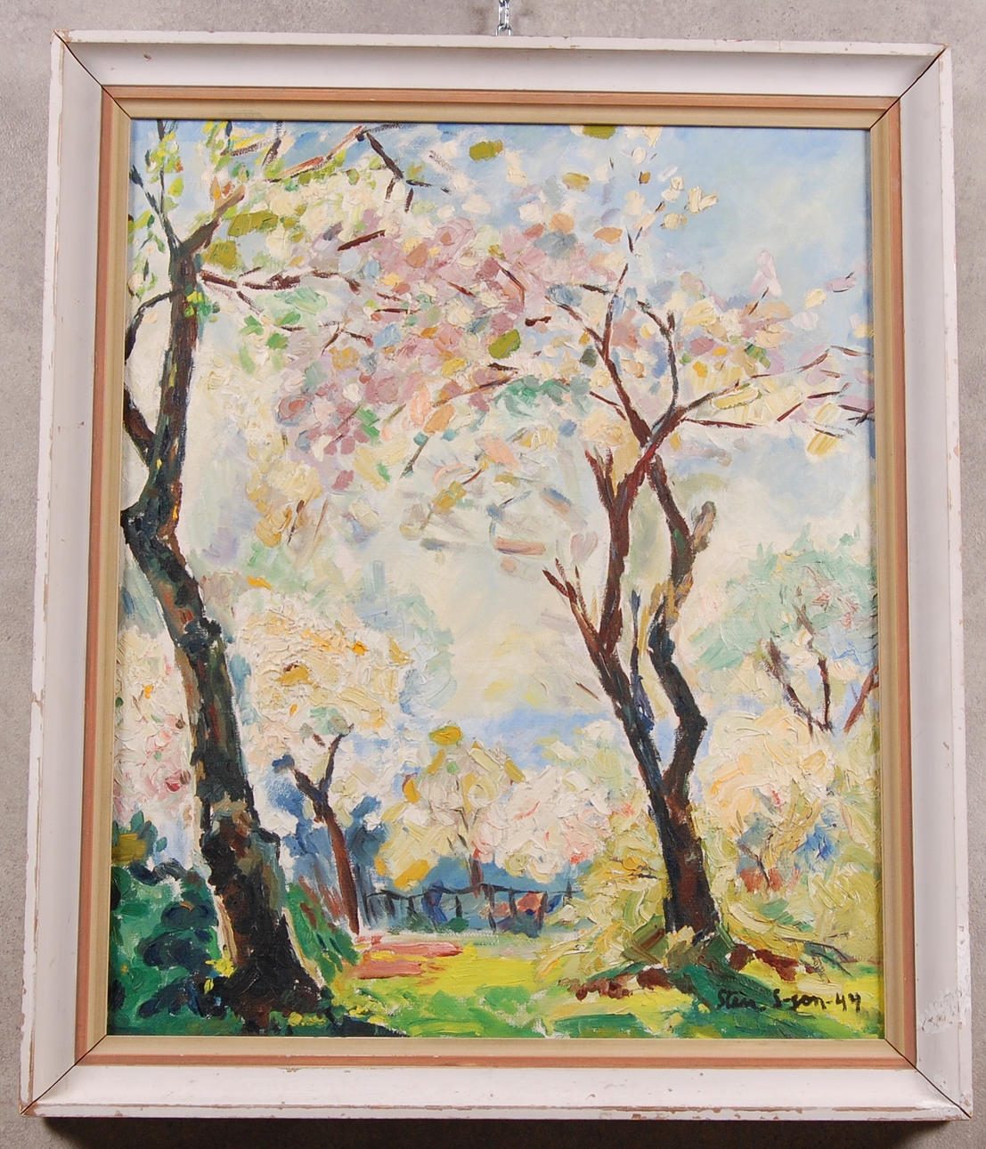 STEN SAMUELSON. 1926-2002, olja på duk, signerad, daterad -44.