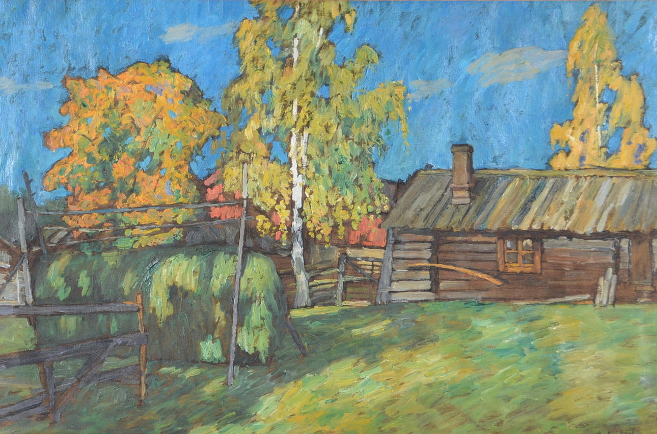 ANDERS HOL. Olja på duk.