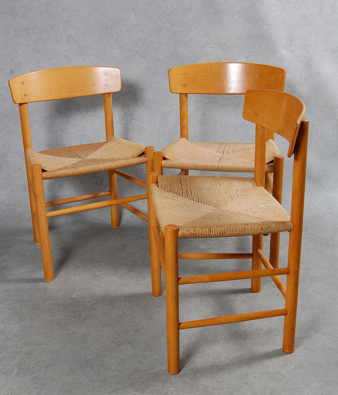 BÖRGE MOGENSEN. stolar, 3 st, J39.