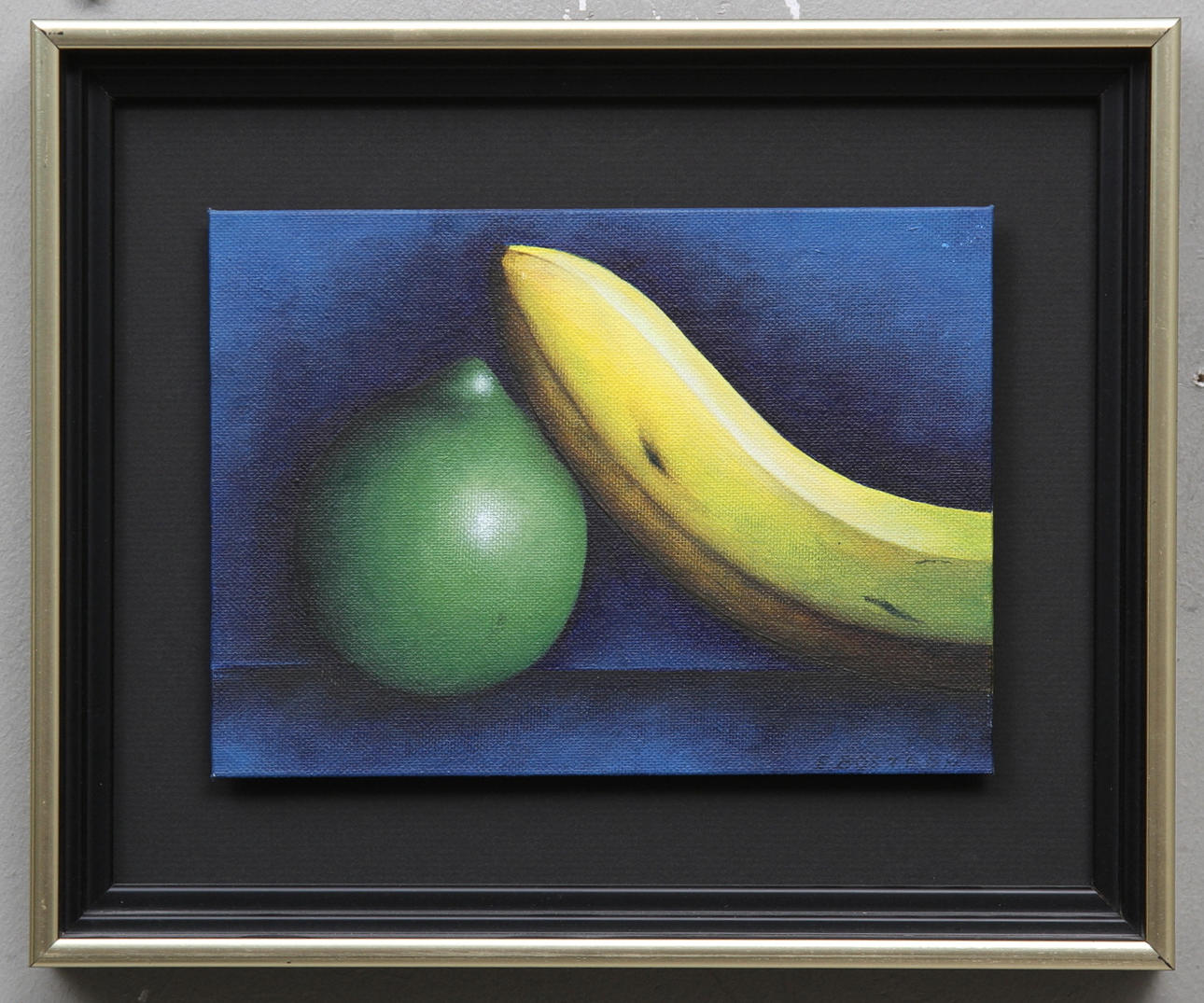 EVA BOSTRÖM. "Bananalime". Olja på duk, signerad.