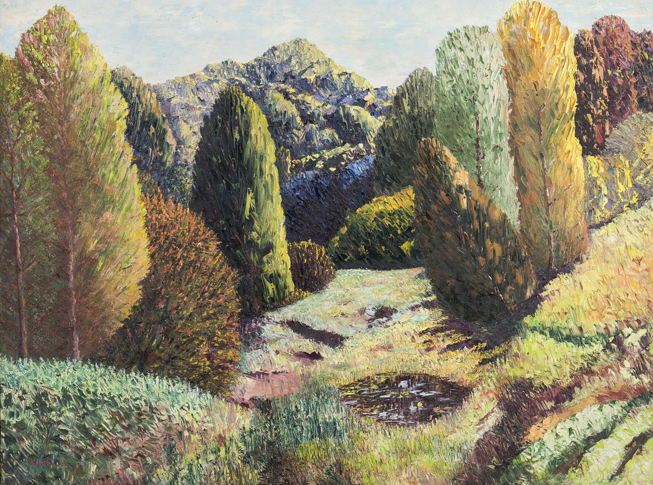 HERBERT H. NEWTON. Landscape.