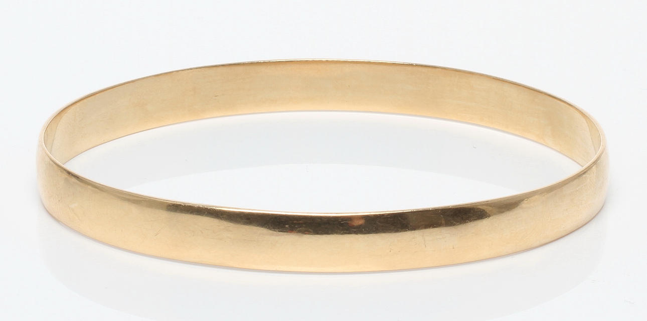 ARMBAND, stelt, 18k guld, GFAB Stockholm 1900-tal. Vikt 22 gram.