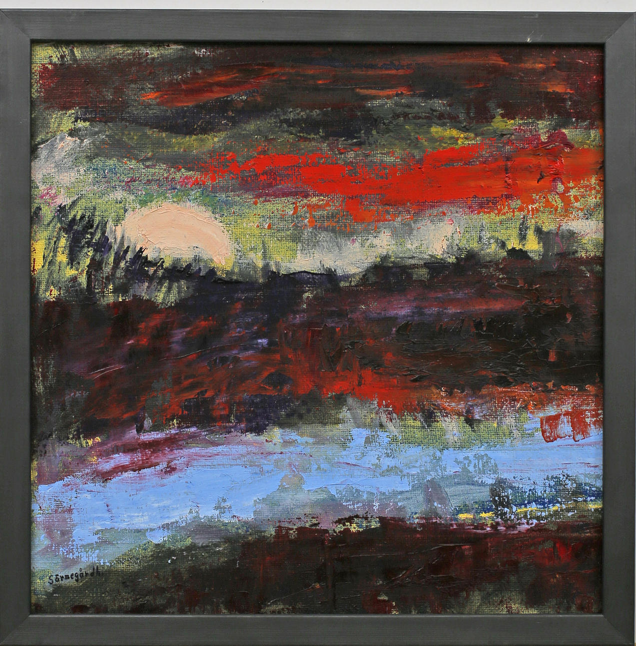 ULF SÄRNEGÅRDH. Oljemålning på duk, signerad Särnegårdh.