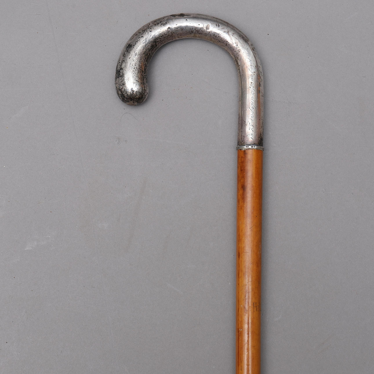 CANE, silver handle.