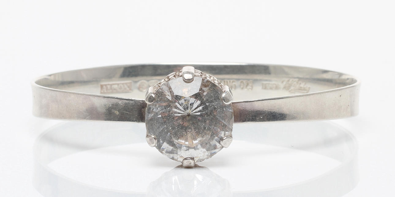 ARMBAND, sterling silver, Design K E Palmberg, Alton, Falköping, 1973.