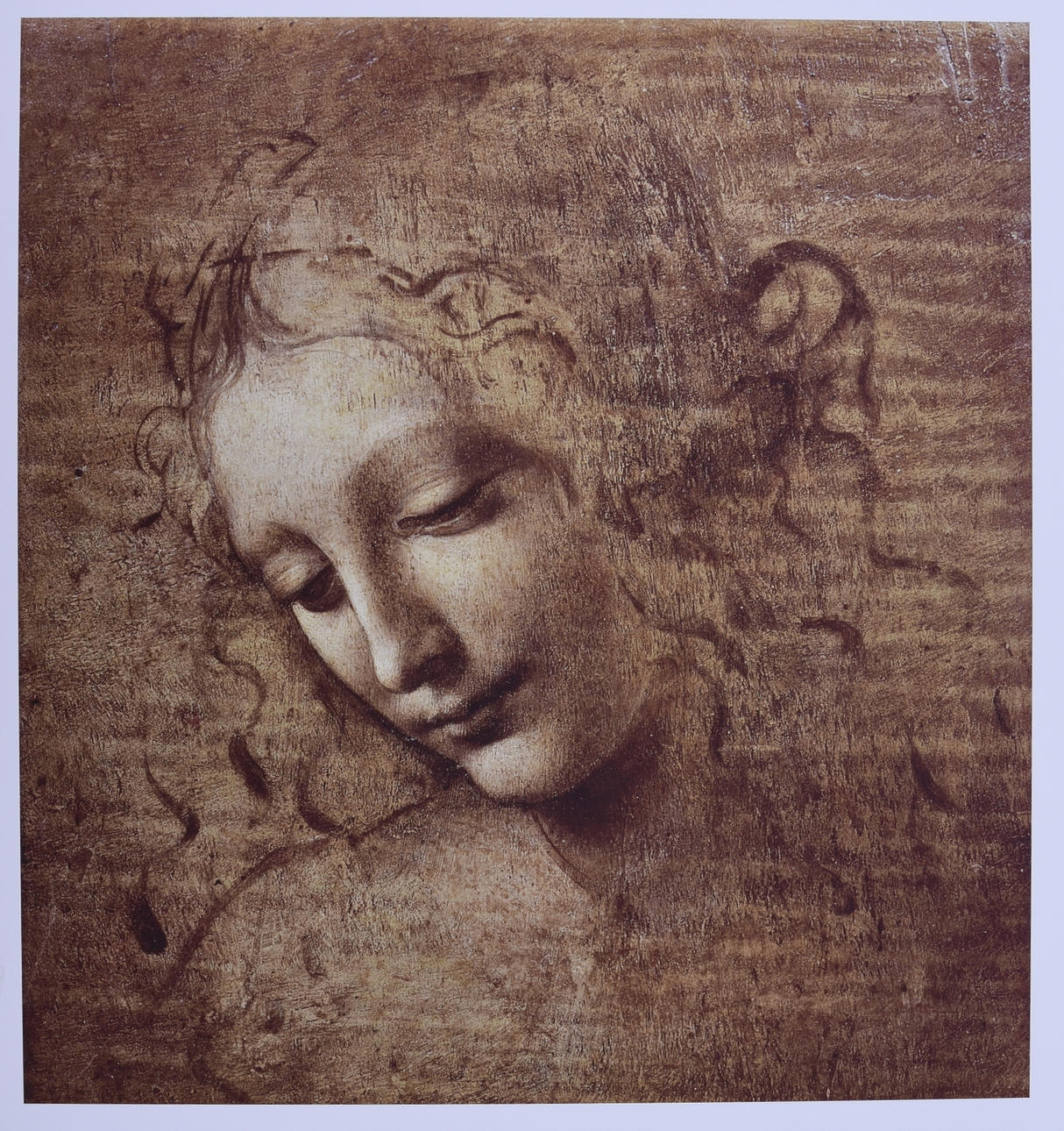 AFFISCH, offsettryck, Leonardo Da Vinci.