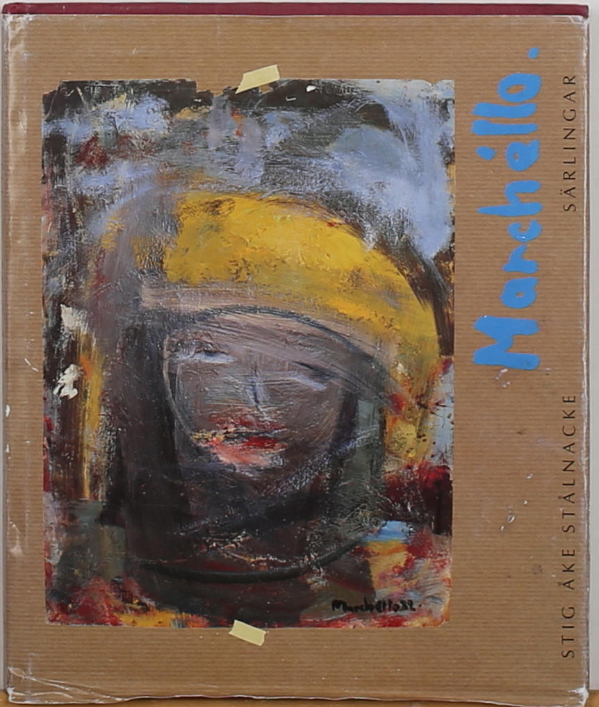 MARCHÉLLO. Bok med 2 st blandtekniker. Ansikten. Signerade.