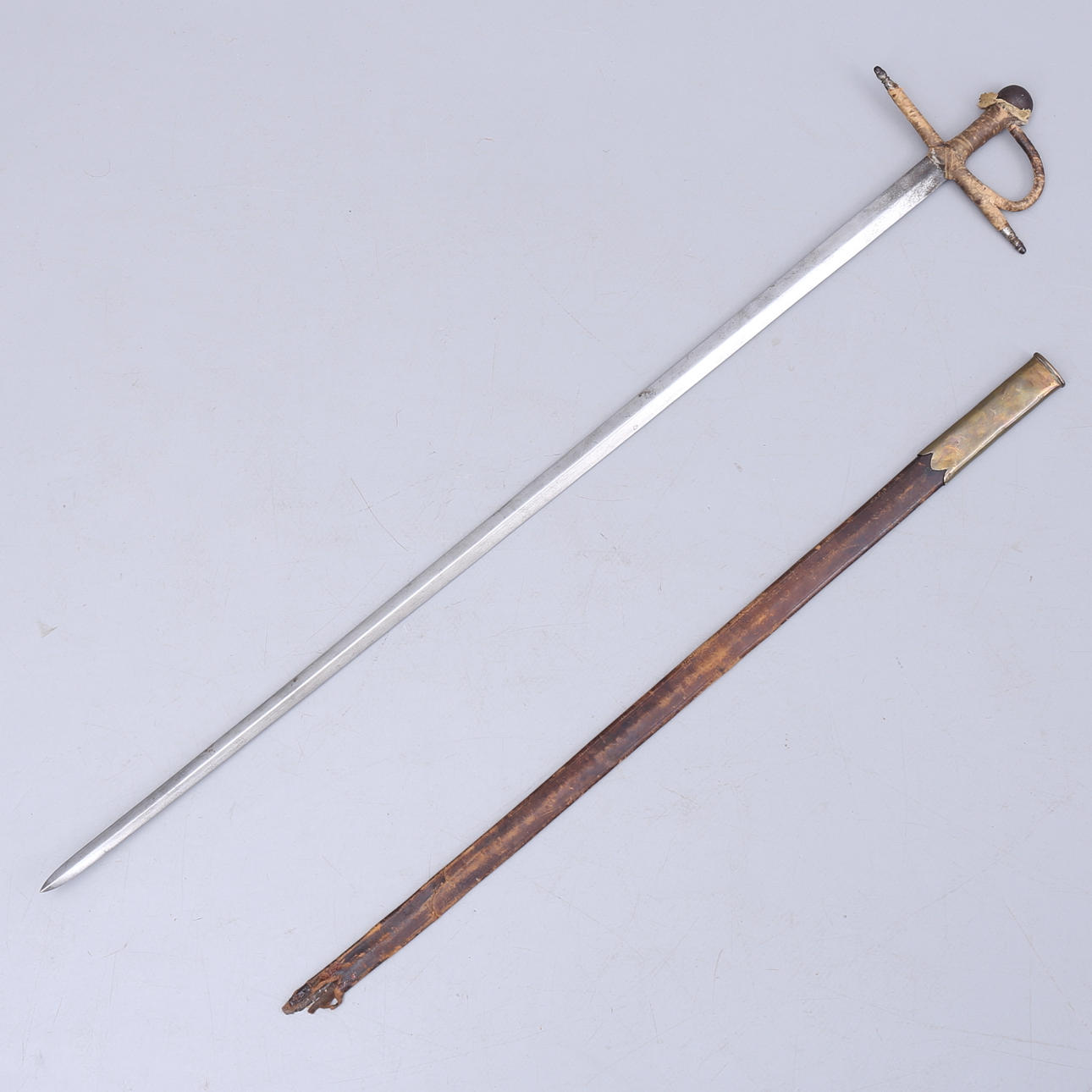MATADOR SWORD with leather sheath.
