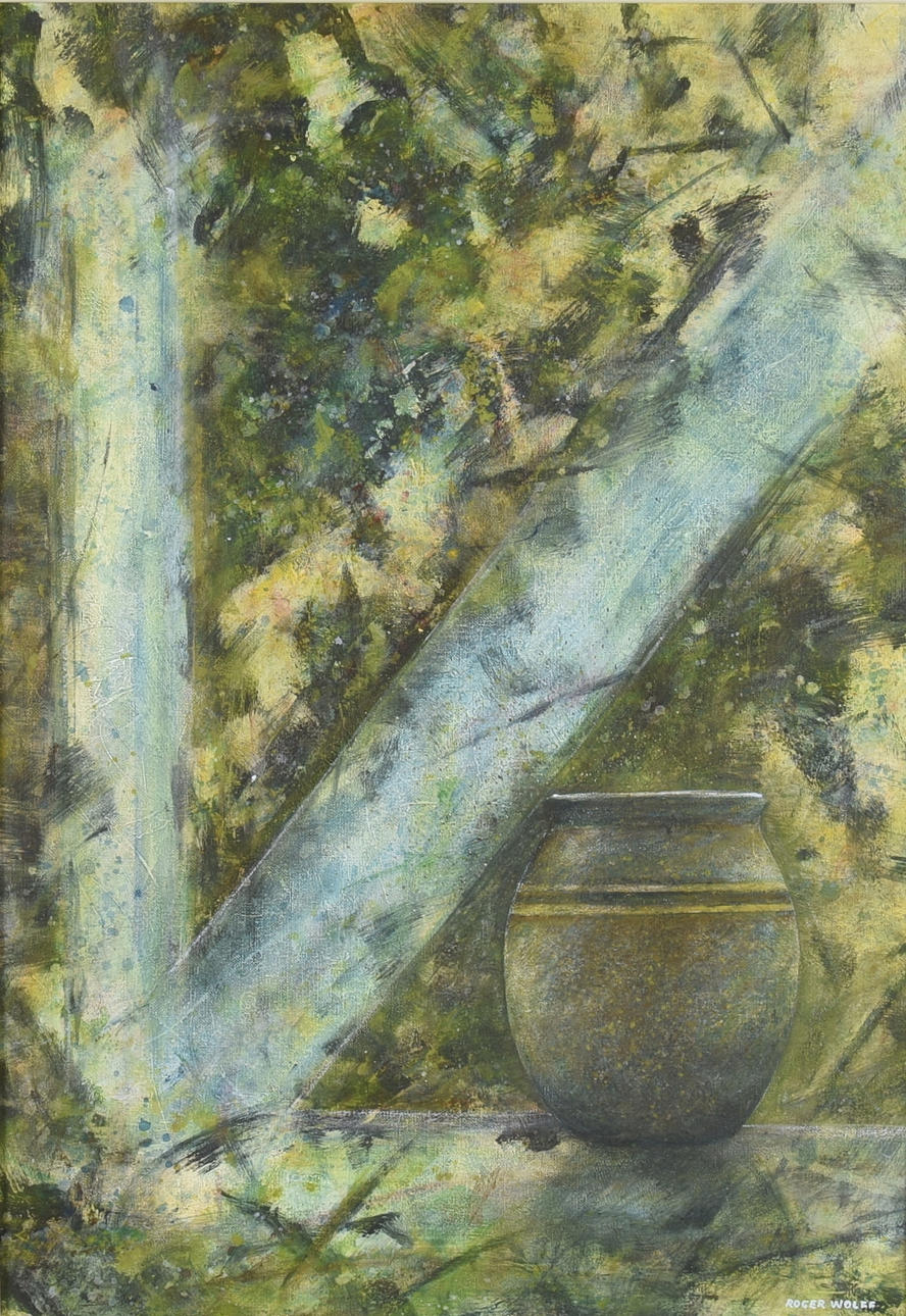 ROGER WOLFF. Olja på duk.