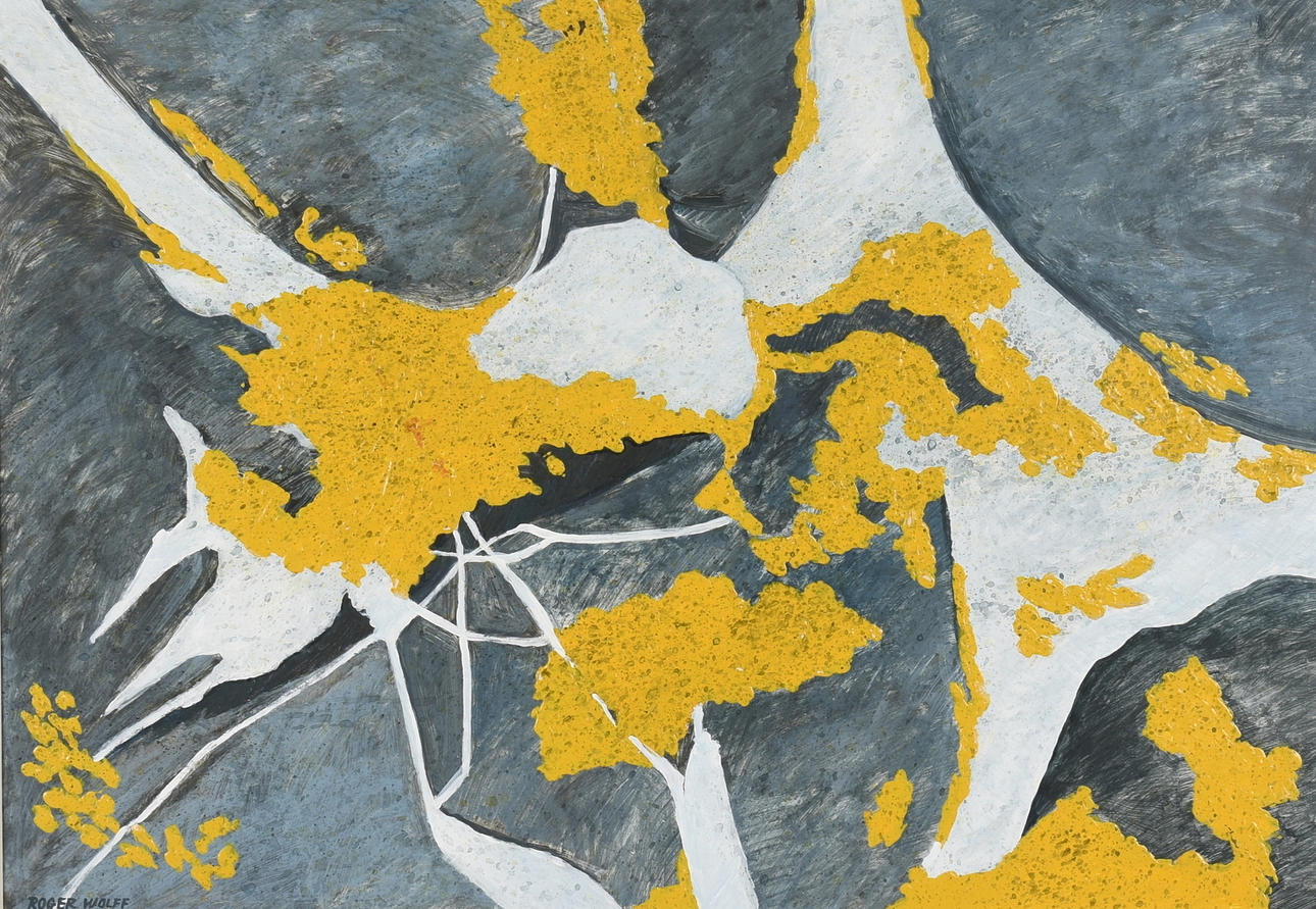 ROGER WOLFF. Oil on canvas.