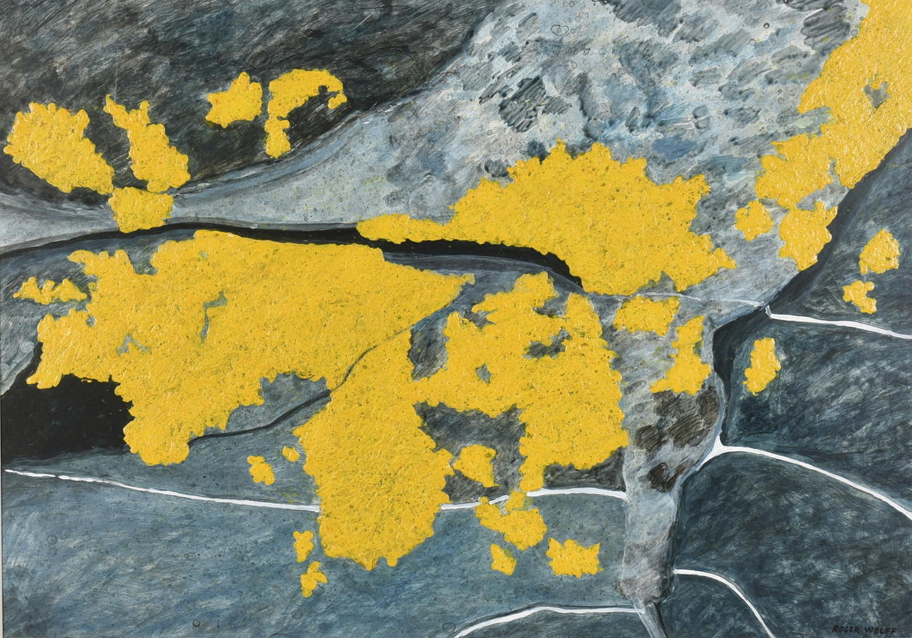 ROGER WOLFF. Olja på duk.