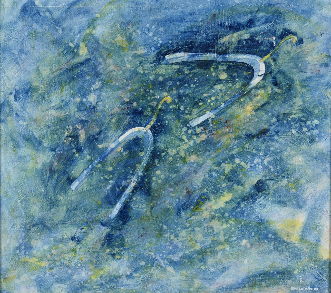 ROGER WOLFF. Olja på duk.