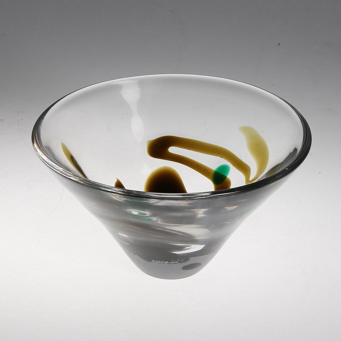 SKÅL, Vicke Lindstrand, "Abstracta", Kosta, 1960-tal.