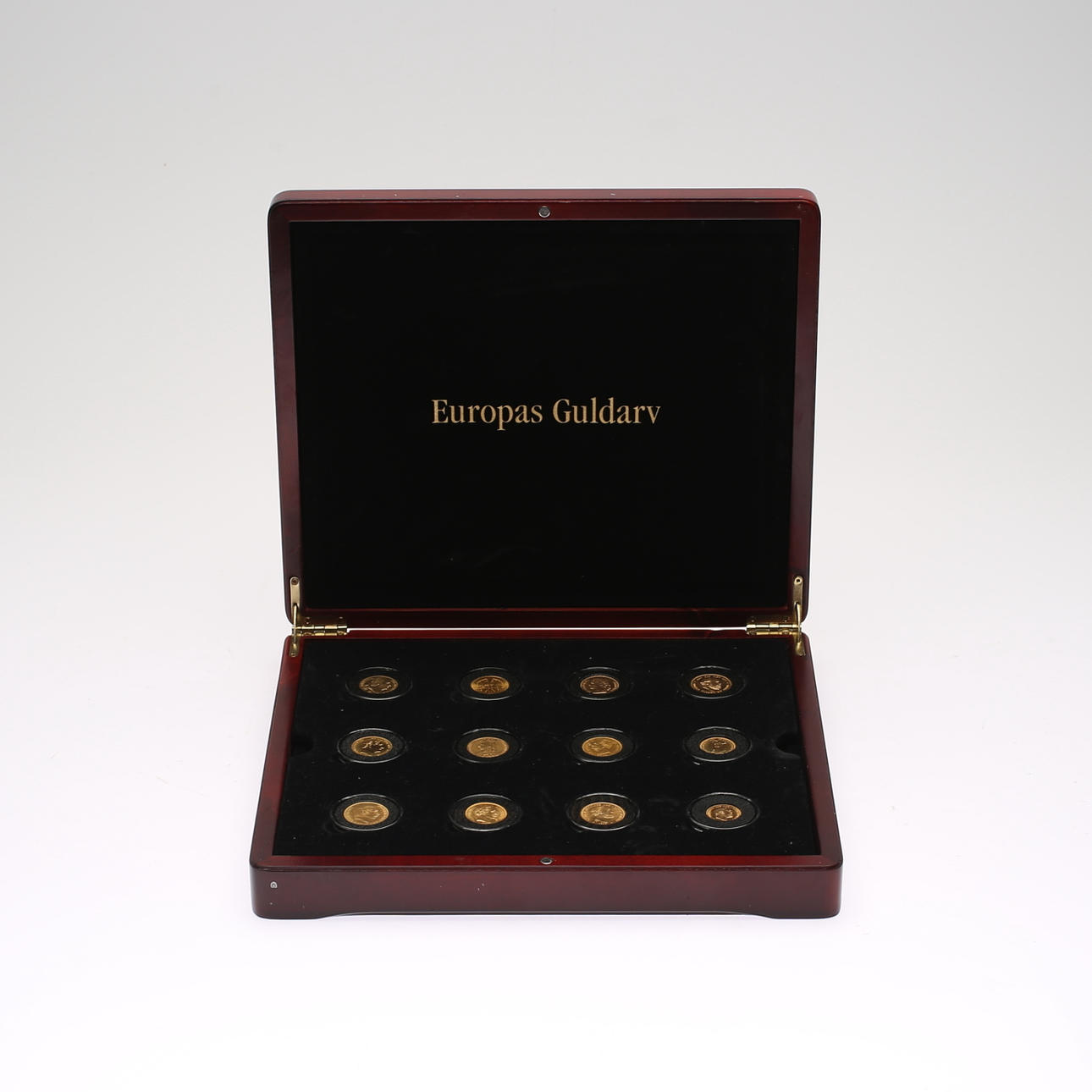 MYNTSAMLING, 12 st, guld, "Europas guldarv".