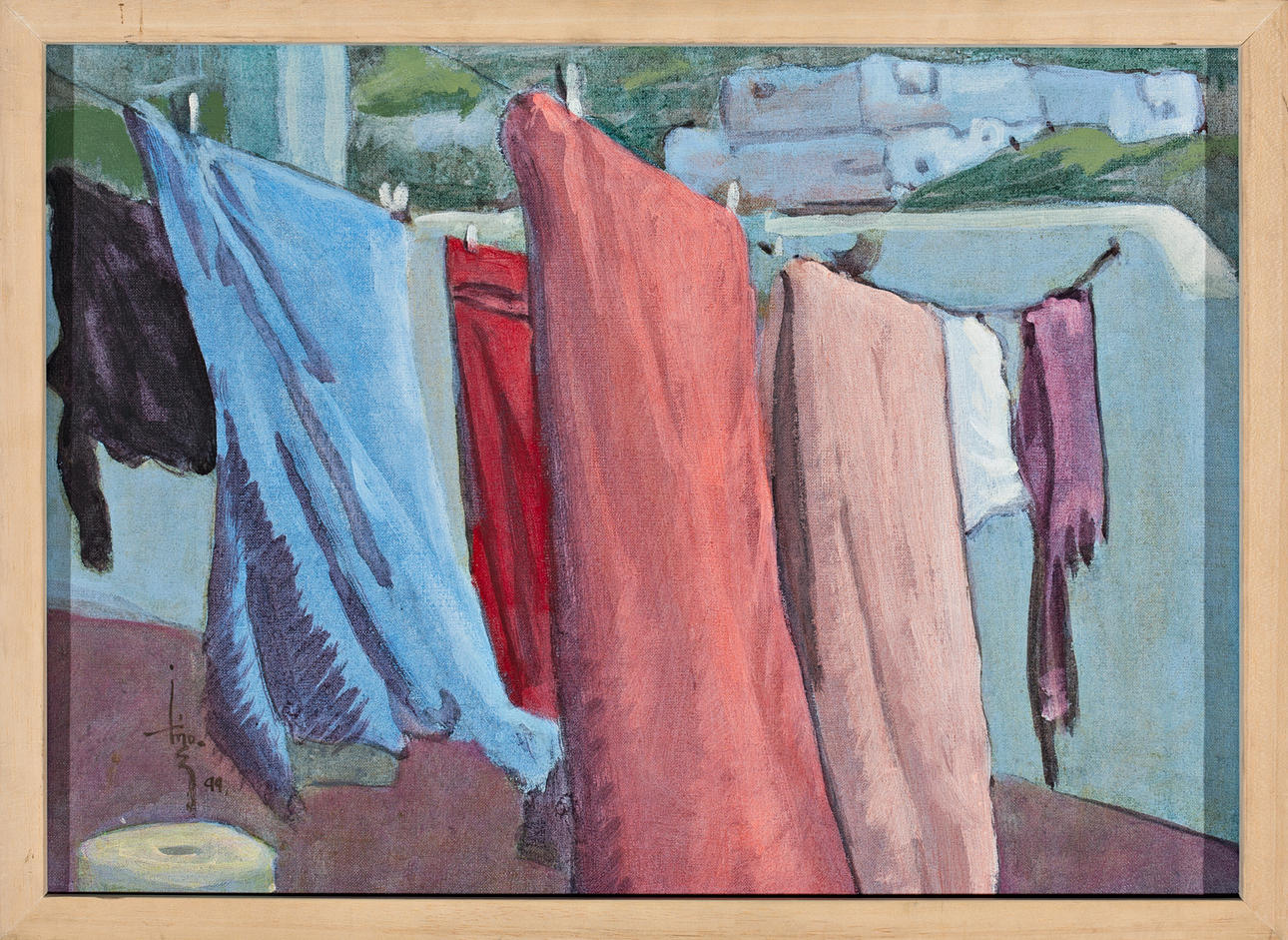 IÑIGO VILLALONGA CABEZA DE VACA. Ropa tendida.