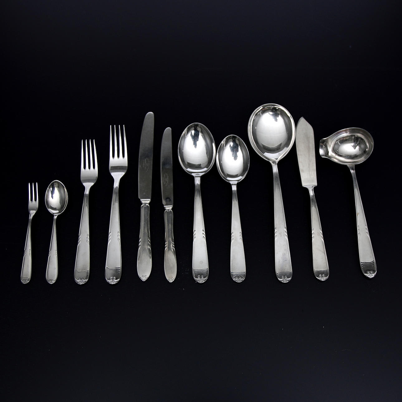 BESTICKSERVIS, 150 delar, Nils Johan, rostfritt stål.