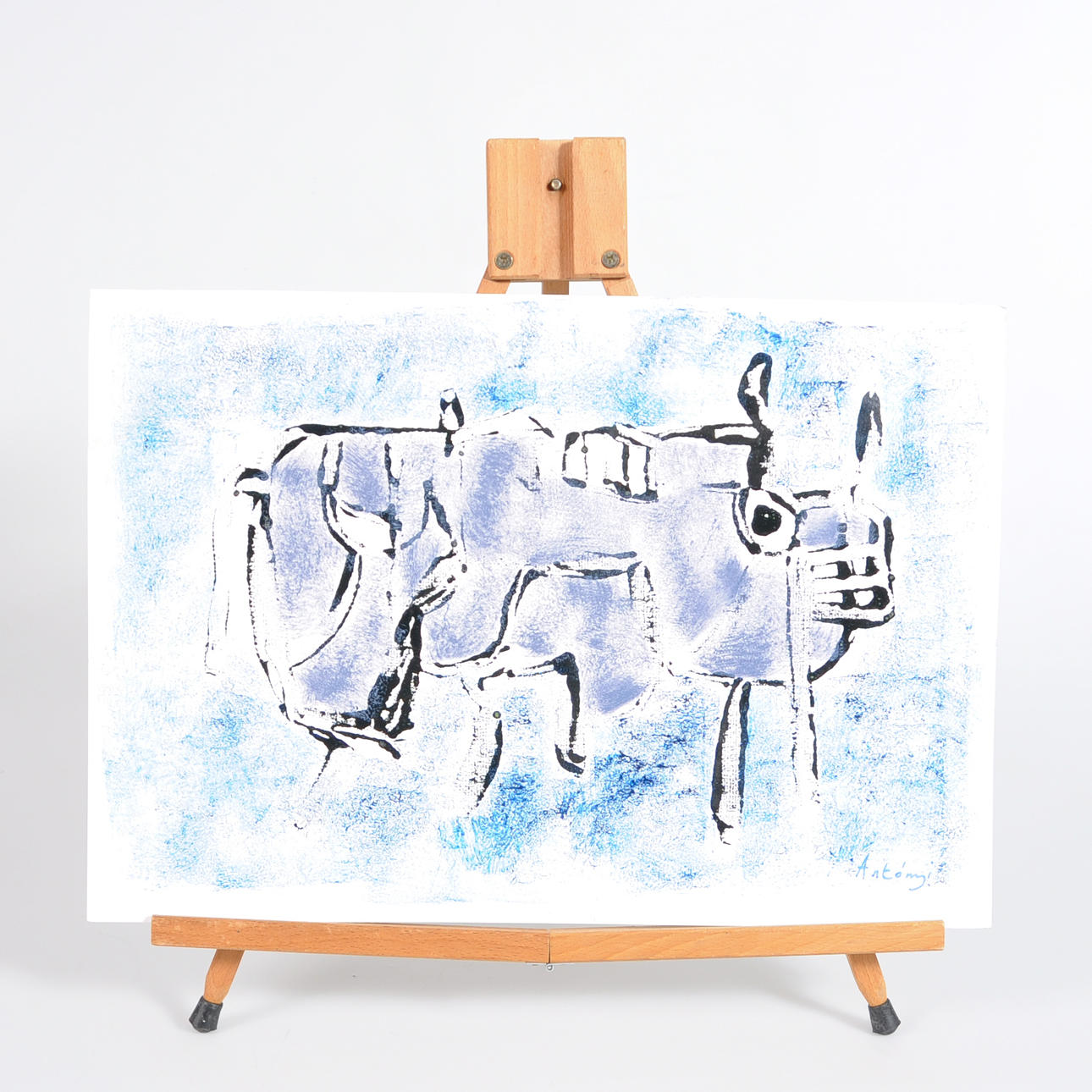 IMRE ANTONYI. Blandteknik på papp.