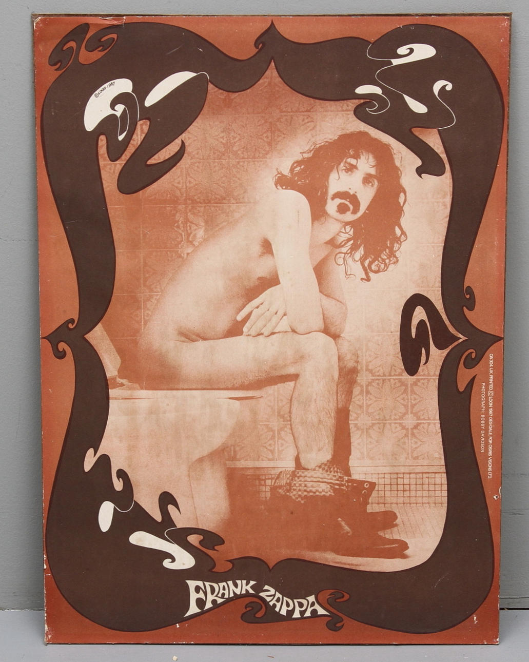 AFFISCH, Frank Zappa, 1967.