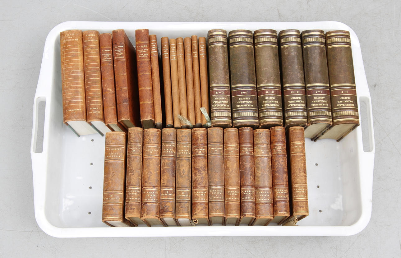 BOKPARTI, 30 st, bl.a. C. Grimberg Världshistoria.