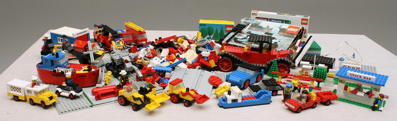 LEGOBITAR, ett parti, plast.