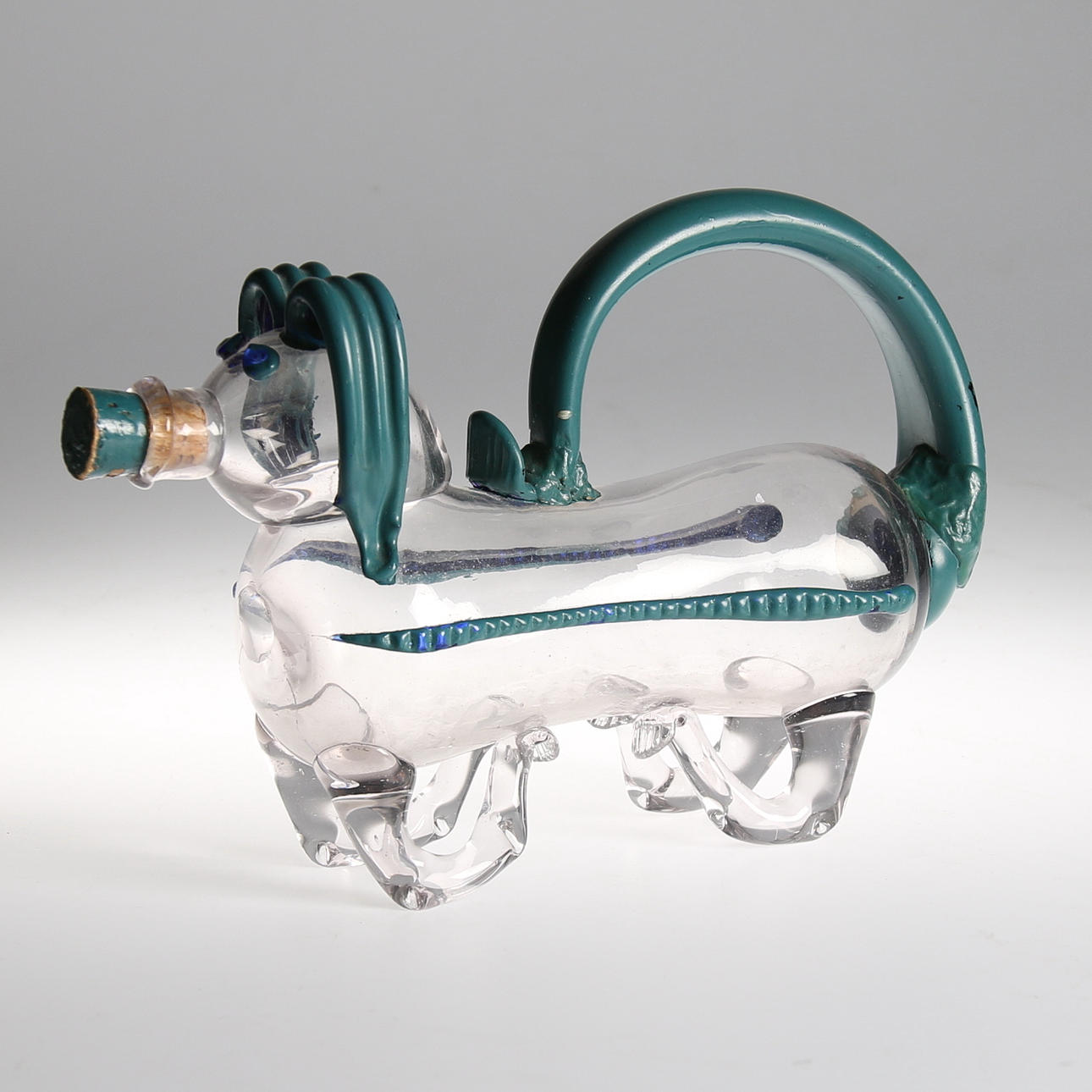 FYLLEHUND, glas, 1800-tal.