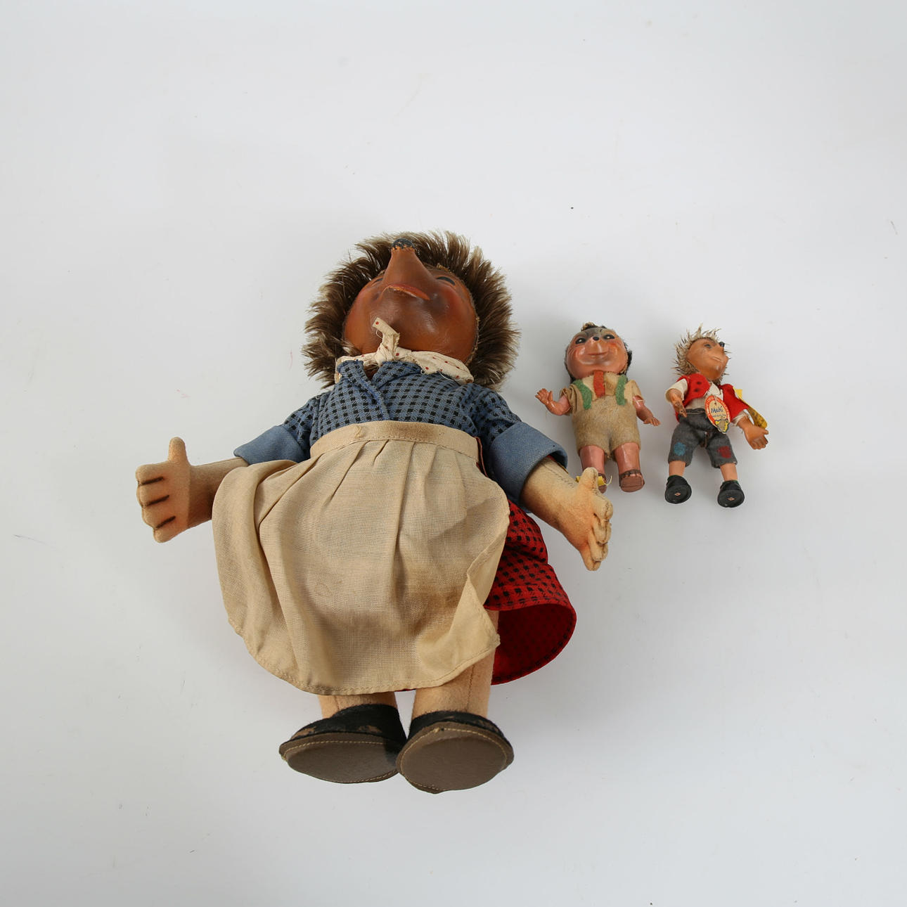 MICKEY TROLL, 3 pieces, Steiff.