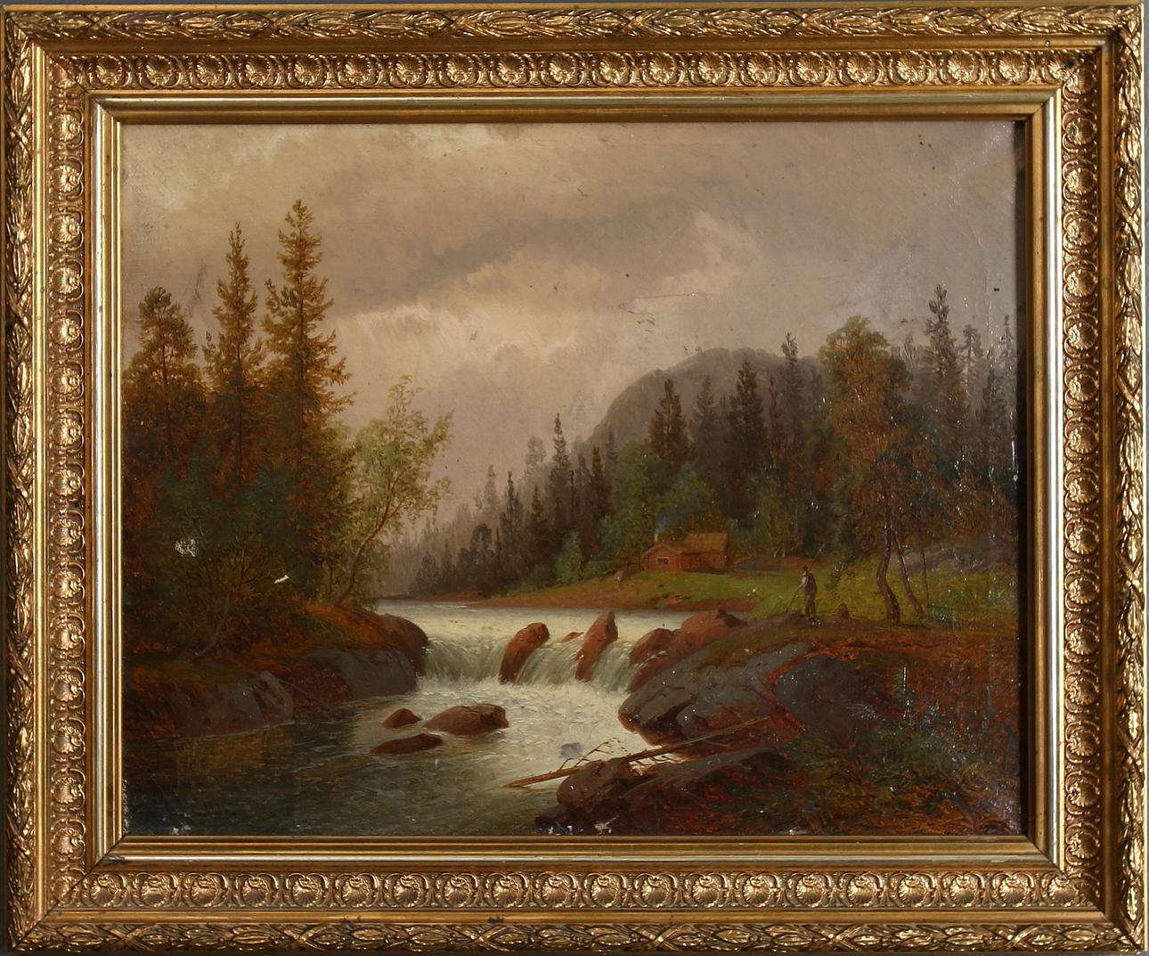 CARL ABRAHAM ROTHSTÉN. Olja på duk, monogamsignerad och daterad 1875.