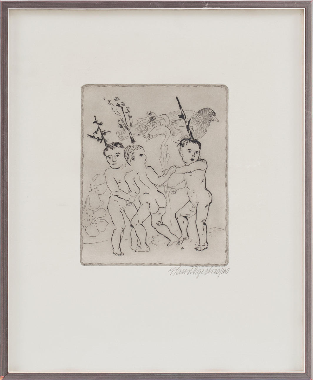 HANS WIGERT, etsningar, 2 stycken, signerade samt numrerade.