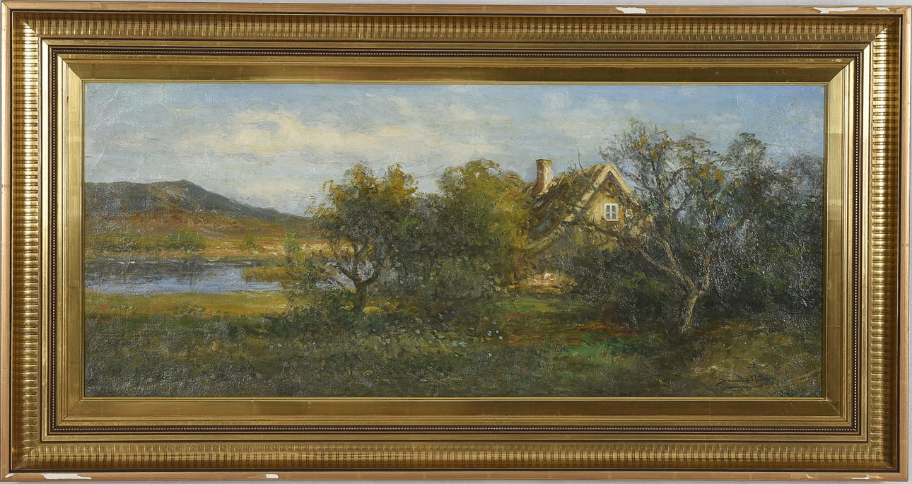 SEVERIN NILSON. Olja på duk.