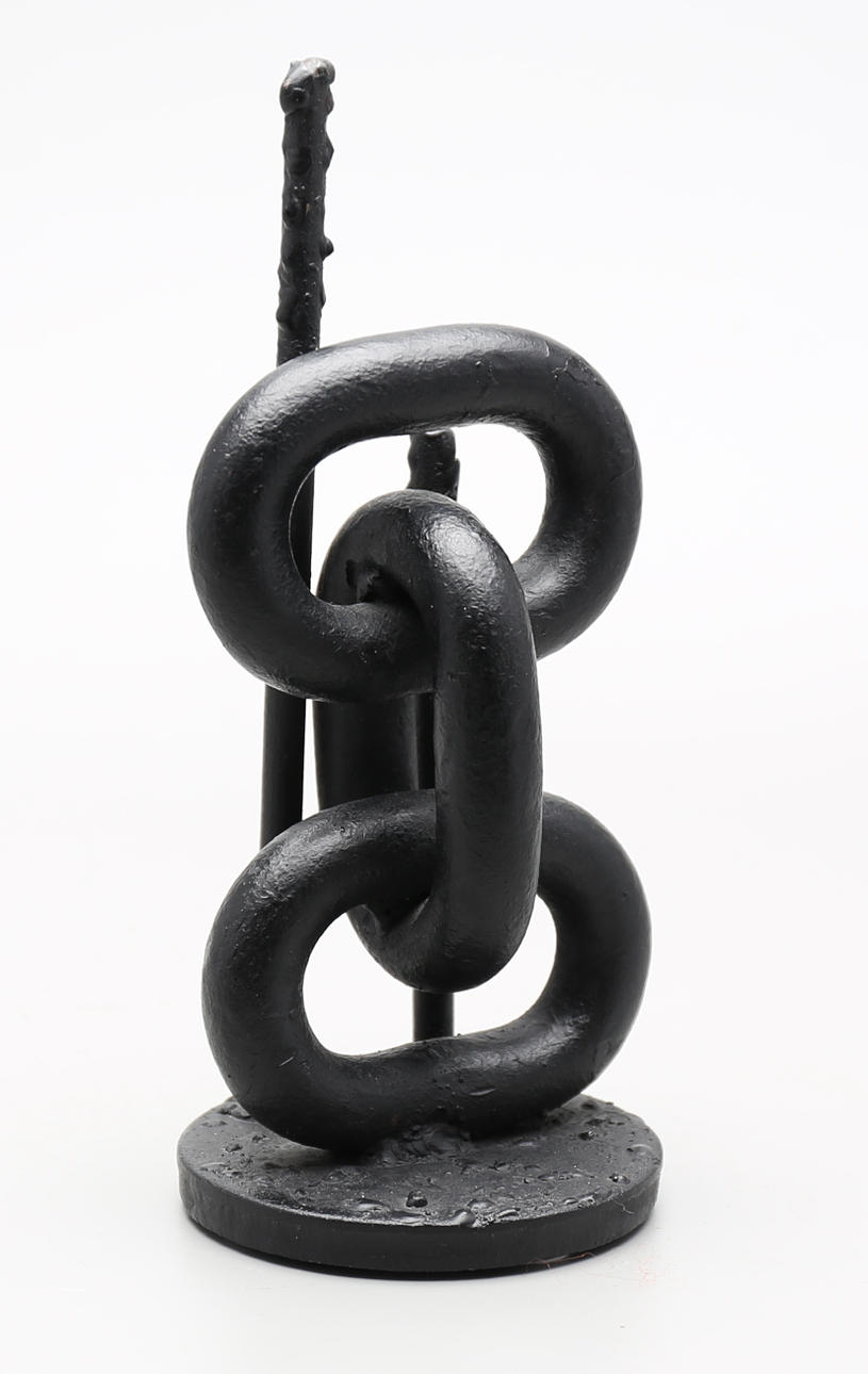 OIDENTIFIERAD KONSTNÄR. SKULPTUR, järn, "Cena", Danmark.