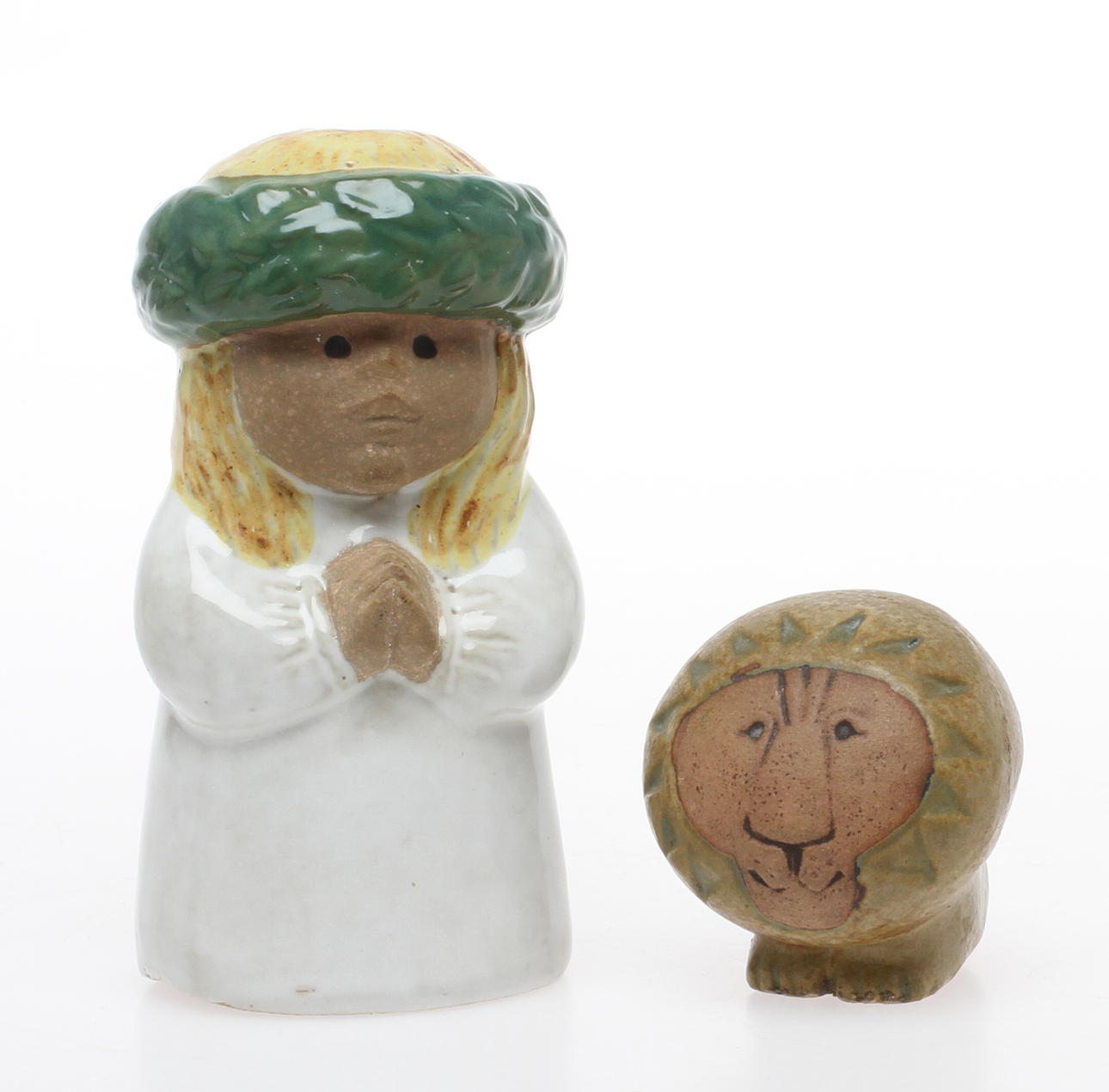 FIGURINER 2 st, stengods, Lisa Larson, Gustavsberg.