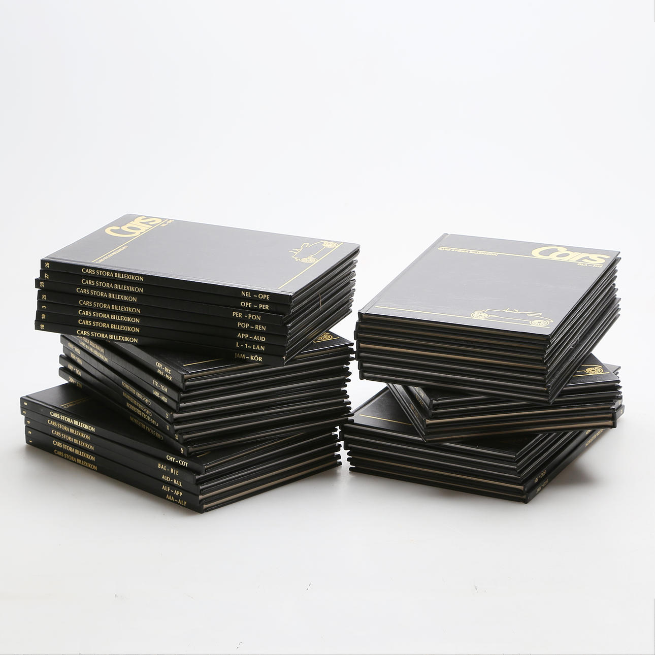 BILBÖCKER 34 st, 1900-tal.