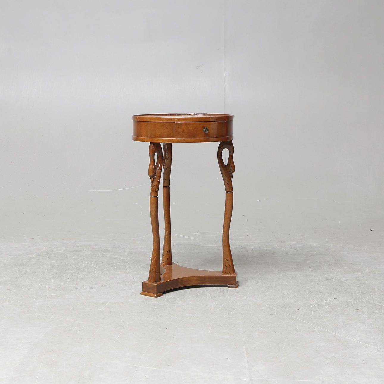 TABLE WITH DRAWER, Selva, Italy, 1900s.