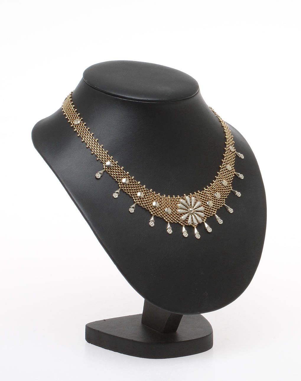 HALSBAND, 18k guld, troligen Italien. Vikt 35,5 gram.