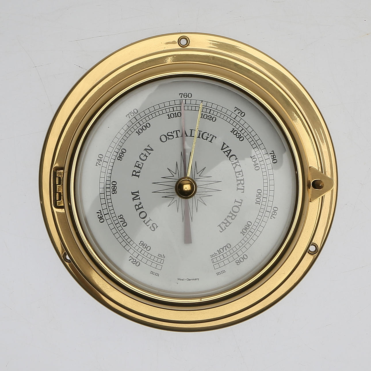 BAROMETER, metall/glas, 1900-tal.