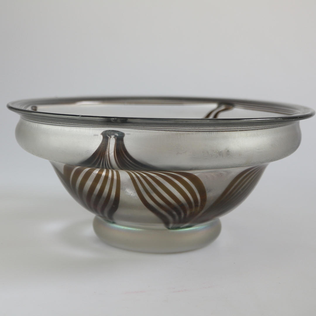 CUENCO DE VIDRIO PROF ERWIN EISCH STUDIOGLASS.