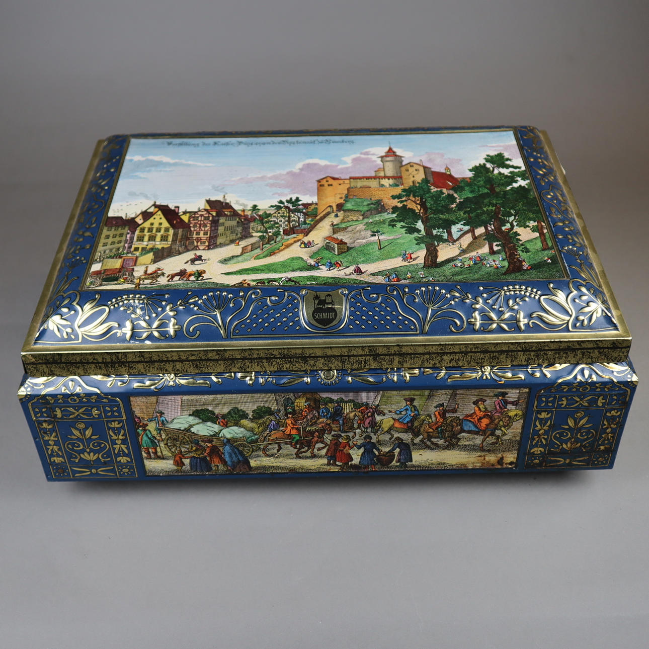 - Large Nuremberg gingerbread TIN CAN.