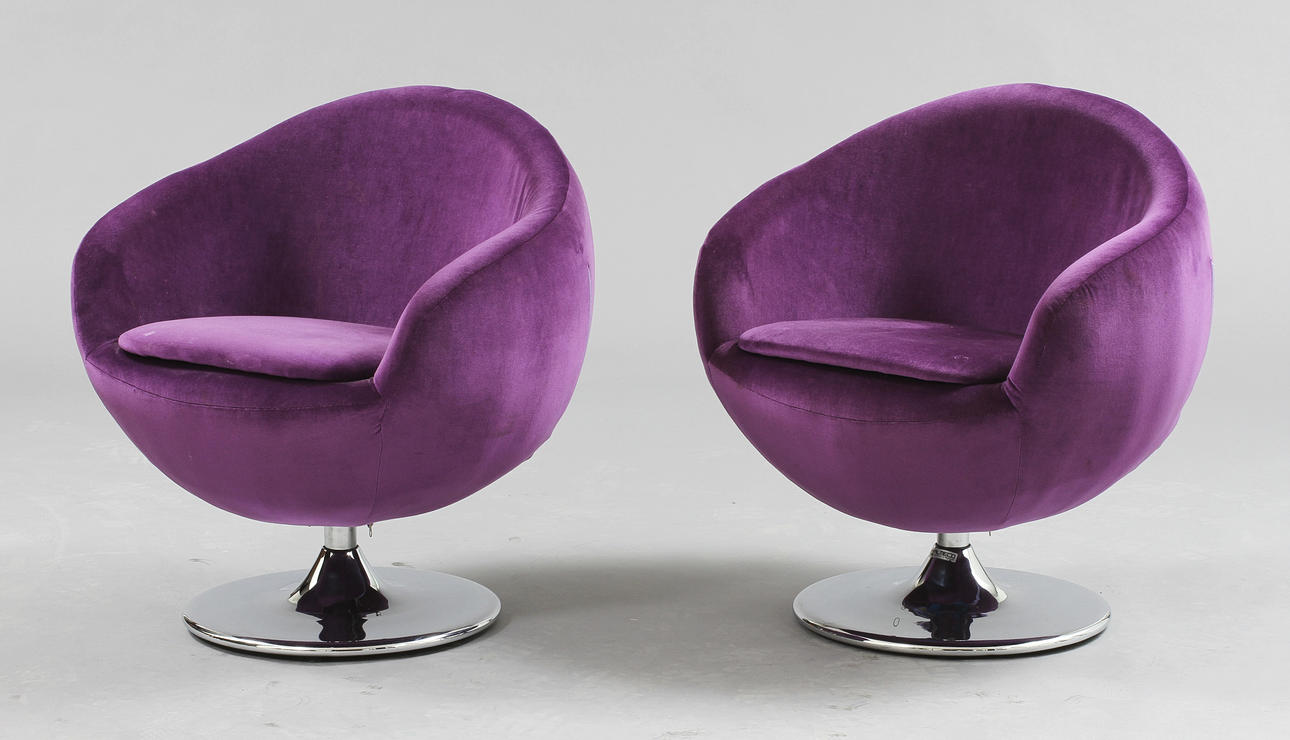 FÅTÖLJER, ett par, Almeco, Tyskland, 1900-talets andra hälft.