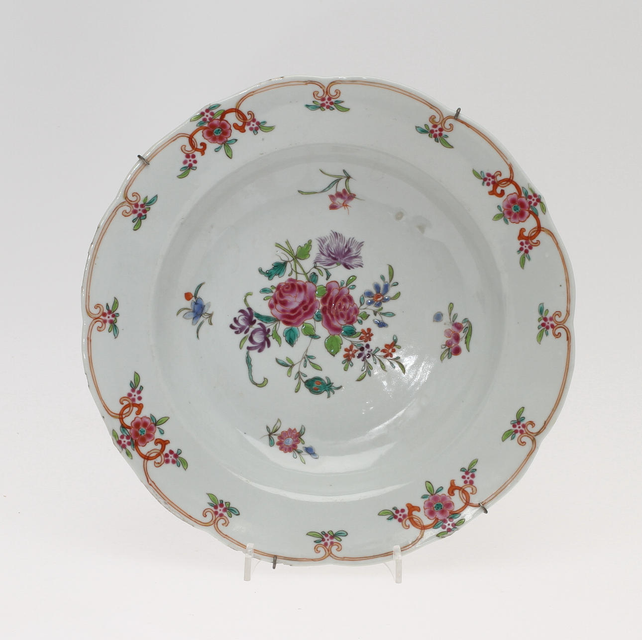 TALLRIK, porslin, Kina, 1700-tal.