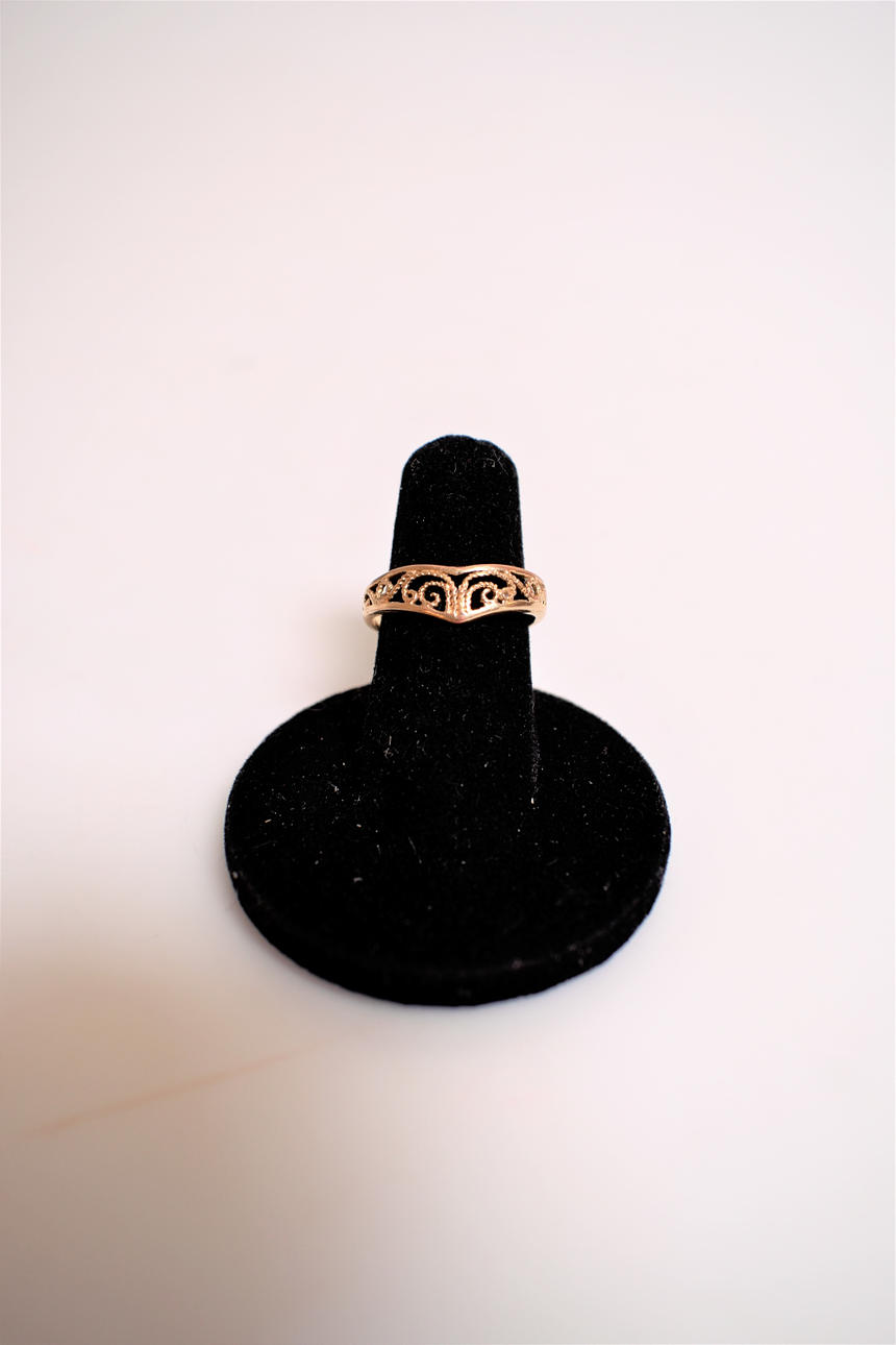 RING 14 Karat Gold, Gewicht 1,46 g.