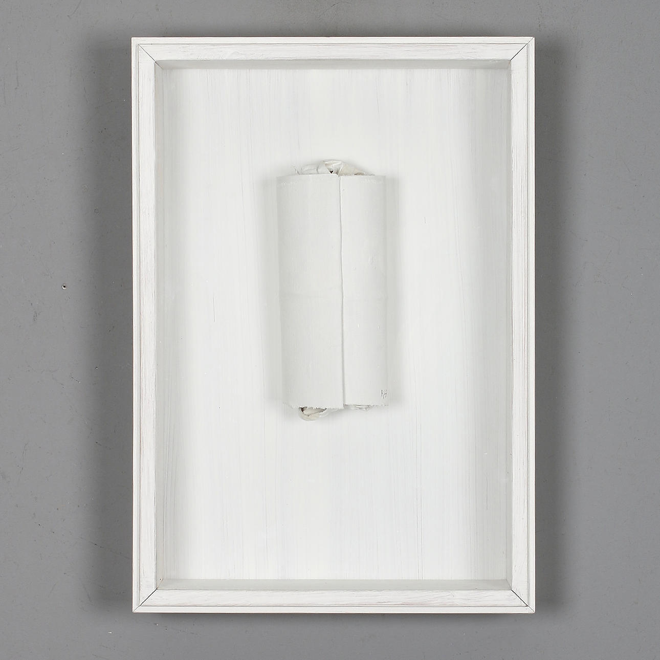 RUNE HAGBERG. Object, mixed media, monogram signed.