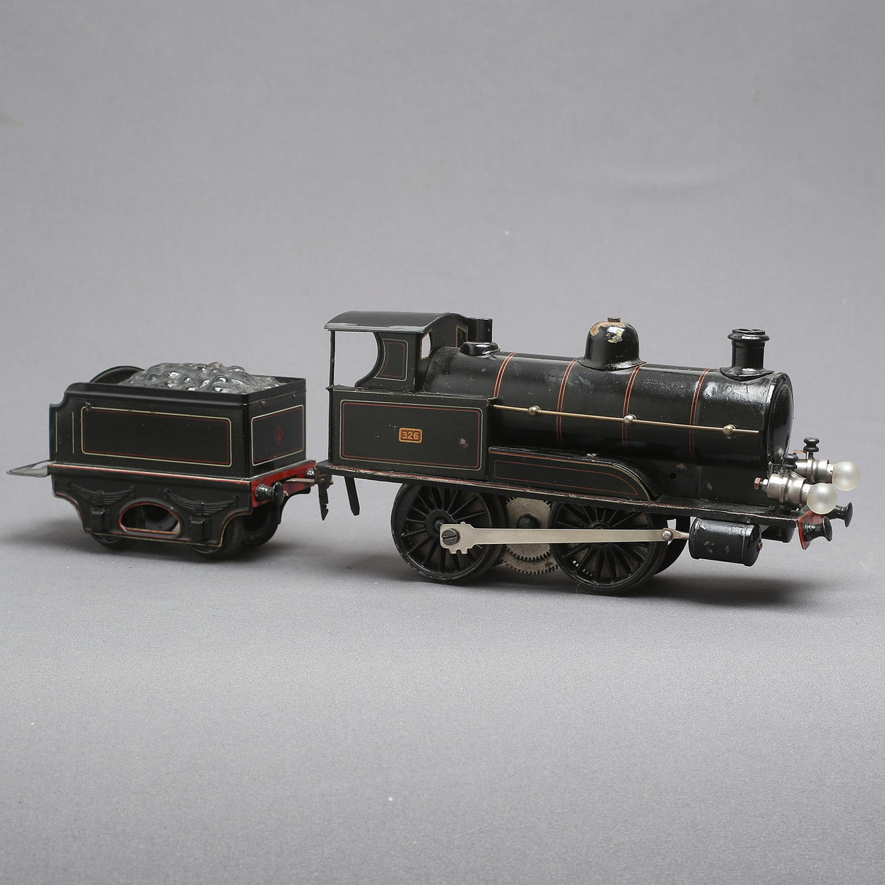 MÄRKLIN Elektro-Dampflok "326" mit Tender, Spur 1.