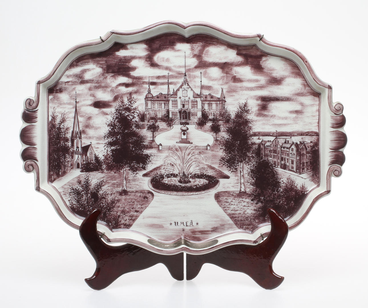 BRICKA, porslin, Eugen Trost, Gefle, 1948.