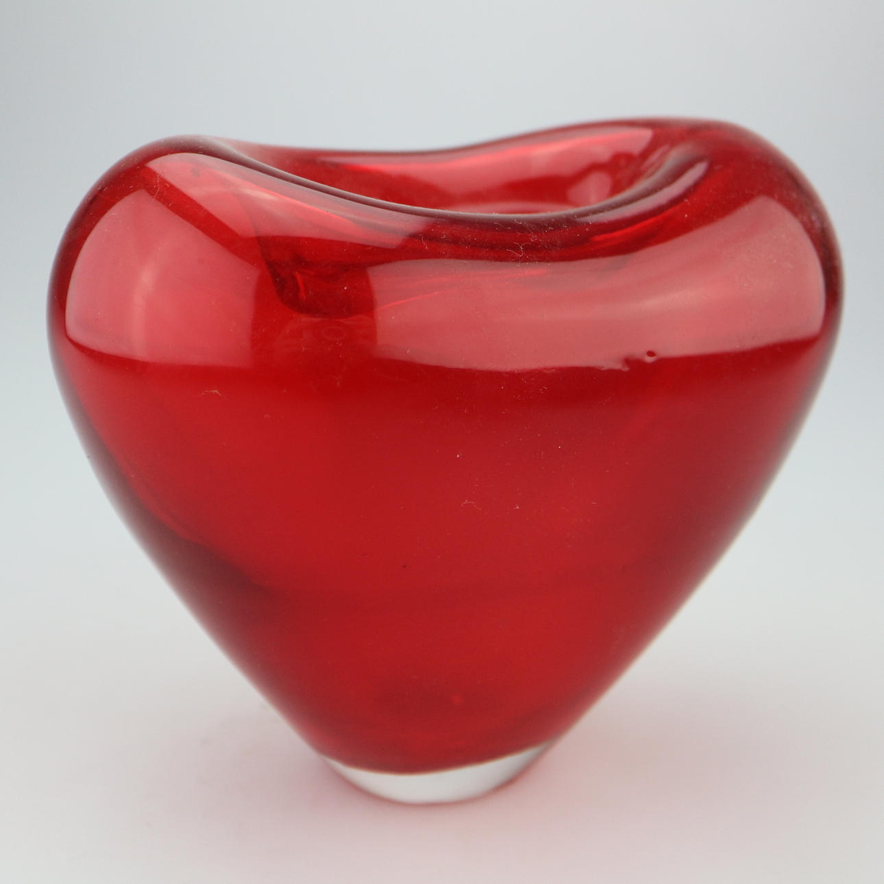 MURANO GLAS VAS HJÄRTA.