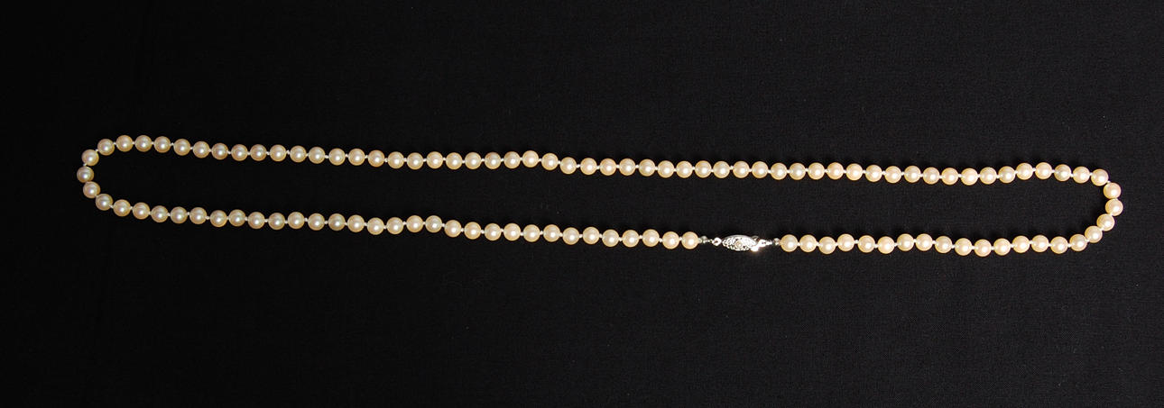 COLLIER, Japanska odlade akoyapärlor, 1900-tal.