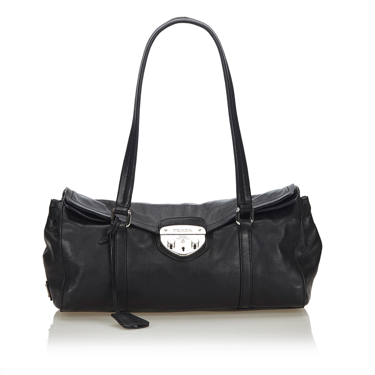 TASKE, "Læder Easy Shoulder Bag", Prada.