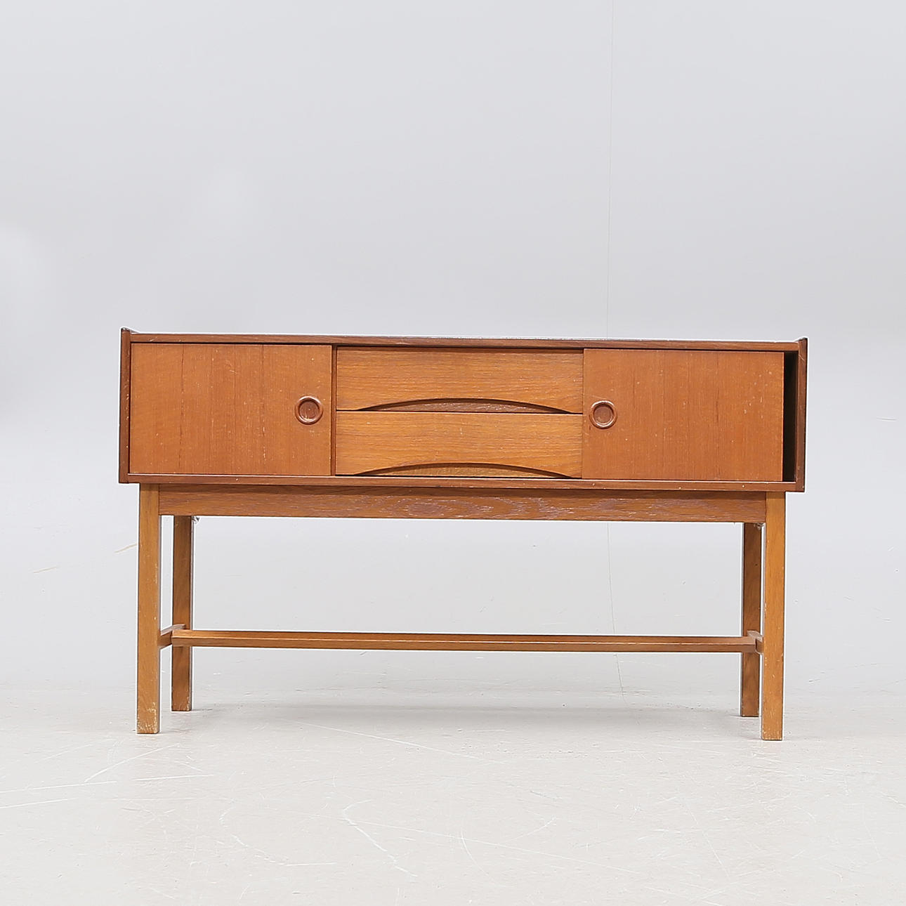 HALL TABLE, teak, 1950s/60s.