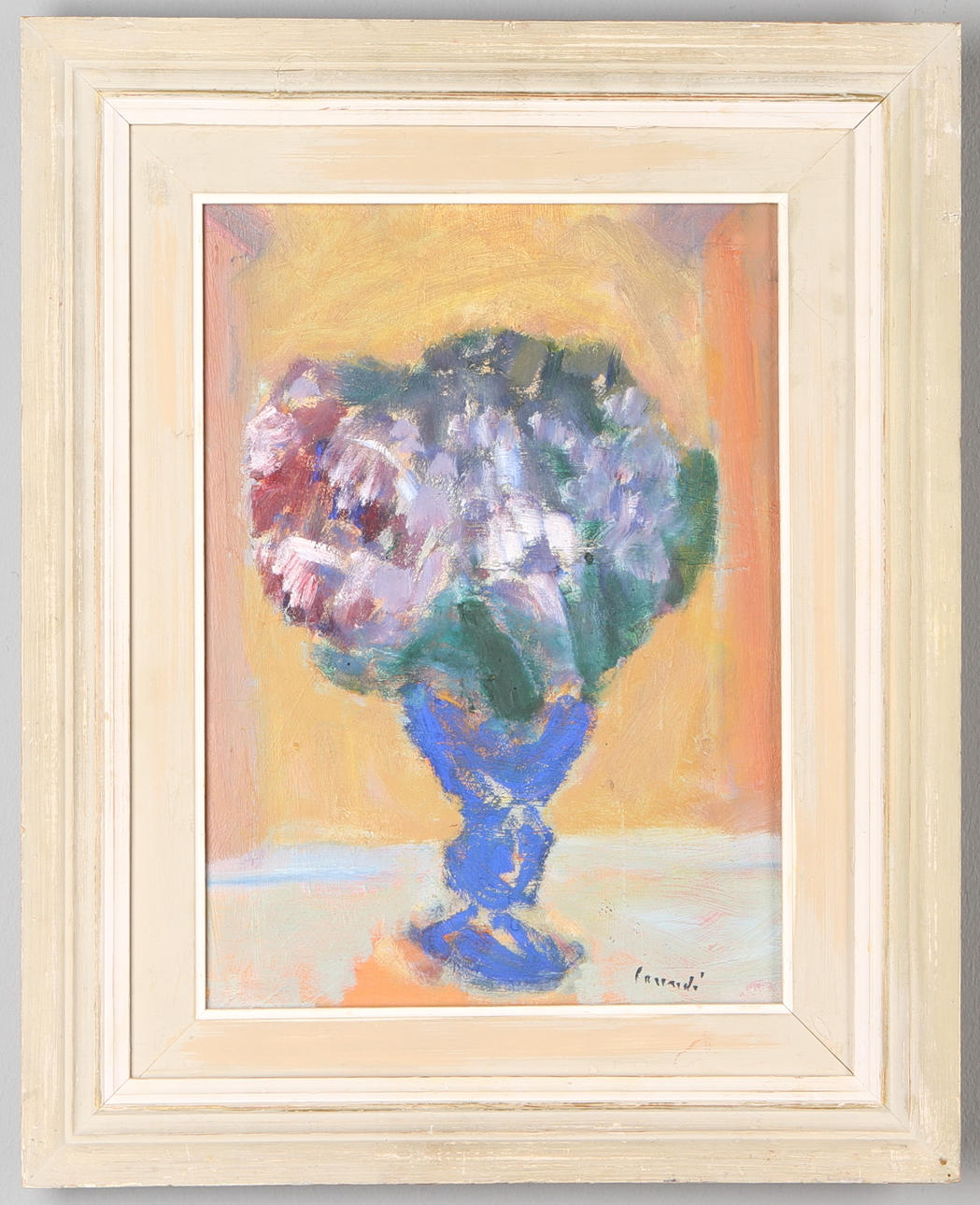 KURT CARENDI. Blomsterstilleben, 3 st, olja på pannå, signerade.