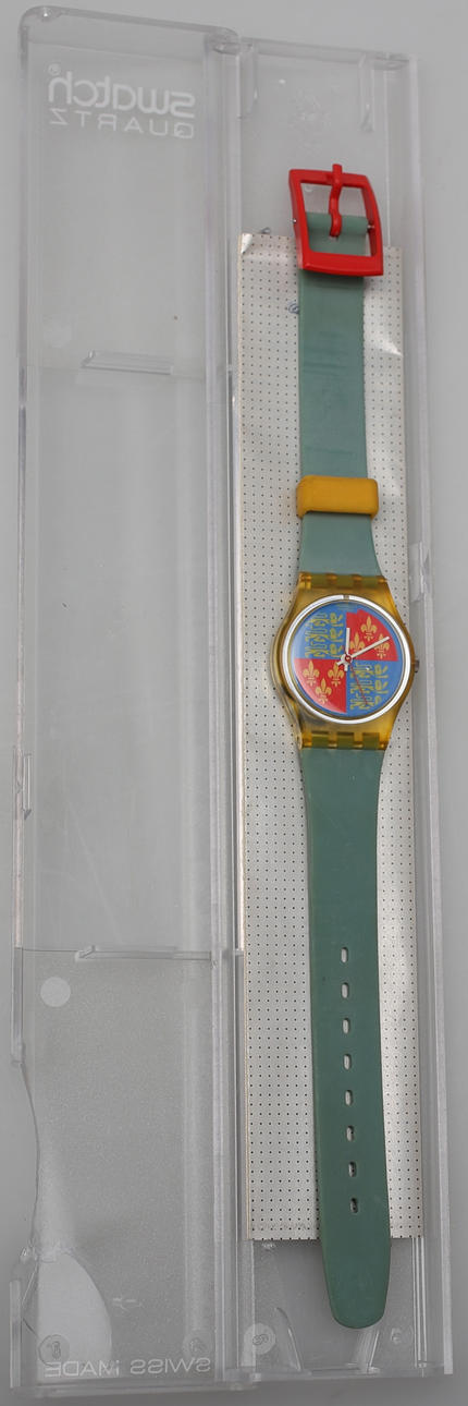 ARMBANDSUR. Swatch Quartz, i orginalförbackning, 1990-tal.